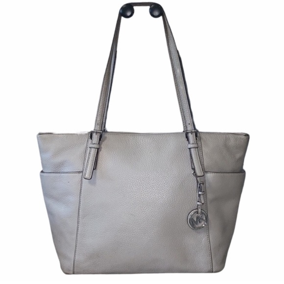 Michael Kors Jet Set Large Crossgrain Leather Tote - Picture 2 of 8